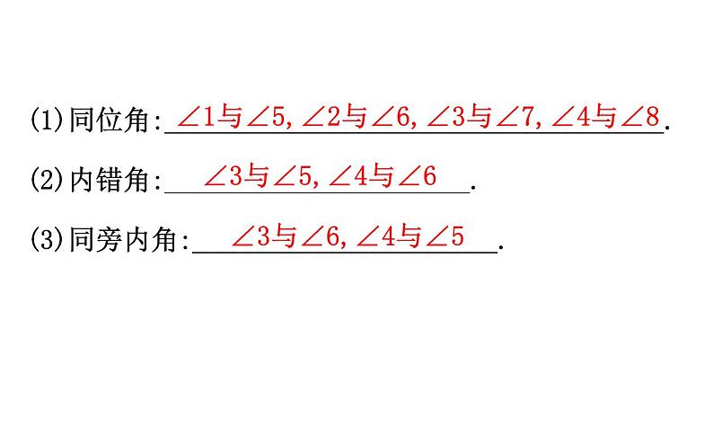 2021-2022学年人教版数学中考专题复习之相交线与平行线课件PPT第7页