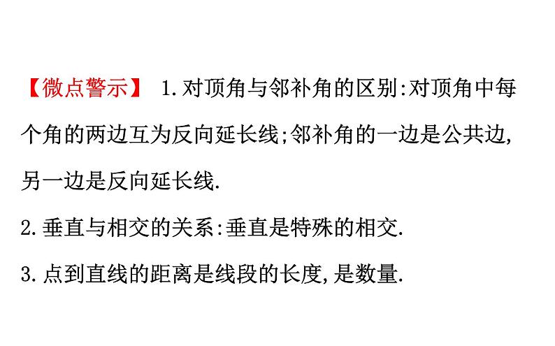 2021-2022学年人教版数学中考专题复习之相交线与平行线课件PPT第8页