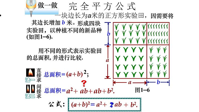 人教版八年级数学上册《完全平方公式》优质课课件第3页