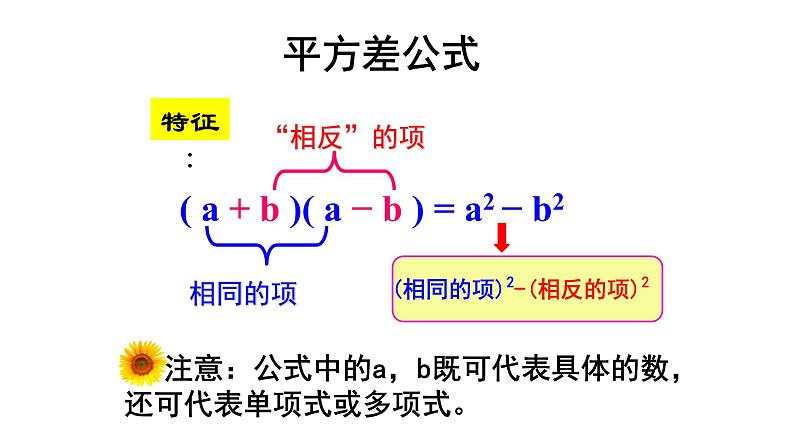 人教版八年级数学上册《平方差公式法》优质课教学课件第7页