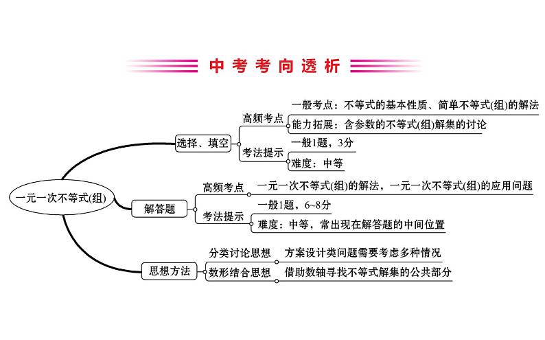 2021-2022学年人教版数学中考专题复习之不等式与不等式组课件PPT02