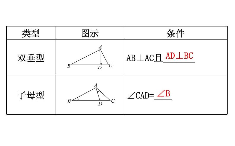 2021-2022学年人教版数学中考专题复习之相似三角形的基本类型课件PPT04