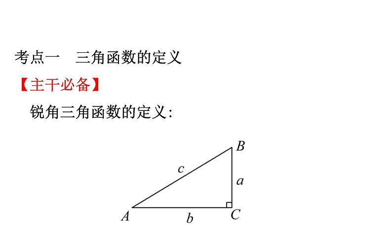 2021-2022学年人教版数学中考专题复习之锐角三角函数课件PPT第3页