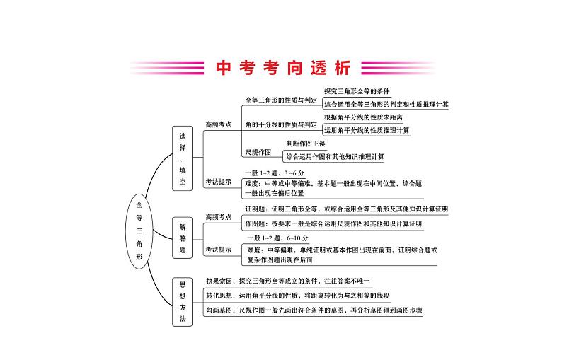 2021-2022学年人教版数学中考专题复习之全等三角形课件PPT第2页