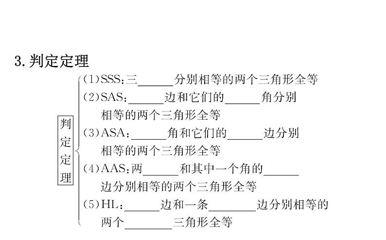 2021-2022学年人教版数学中考专题复习之全等三角形课件PPT第4页