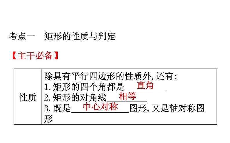 2021-2022学年人教版数学中考专题复习之矩形、菱形、正方形课件PPT第3页