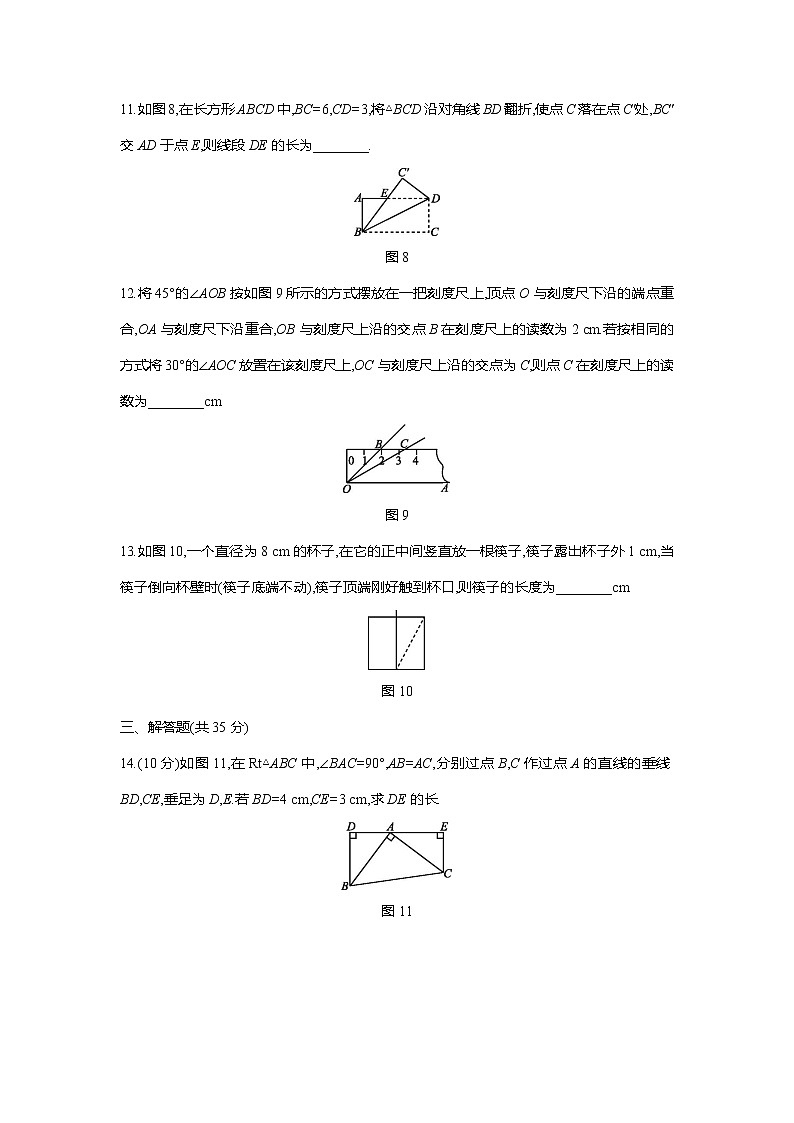 第2章特殊三角形单元测试题浙教版八年级数学上册第3页
