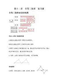 人教版八年级上册12.1 全等三角形教学设计