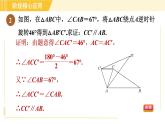 魯教版八年級上冊數學習題課件 第4章 階段核心應用 利用旋轉的性質解決線段問題