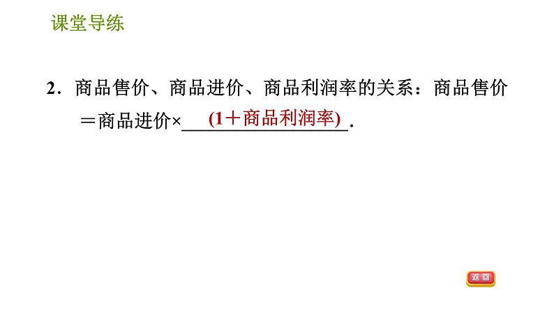 人教版七年级上册数学习题课件 第3章 3.4.6 销售中的盈亏问题第4页