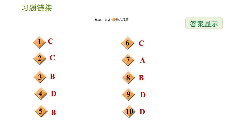 华师版七年级上册数学习题课件 期末提分练案 第7课时　相交线与平行线02