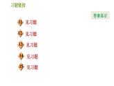 华师版七年级上册数学习题课件 期末提分练案 第4课时　整式的加减