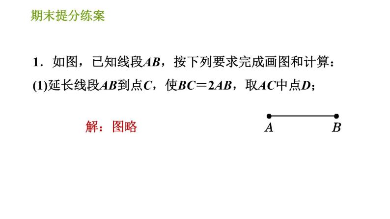 人教版七年级上册数学 期末提分练案 习题课件03