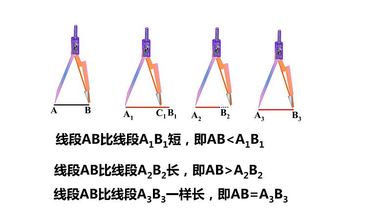 6.3线段的长短比较---同步课件 2021-2022学年浙教版数学七年级上册04