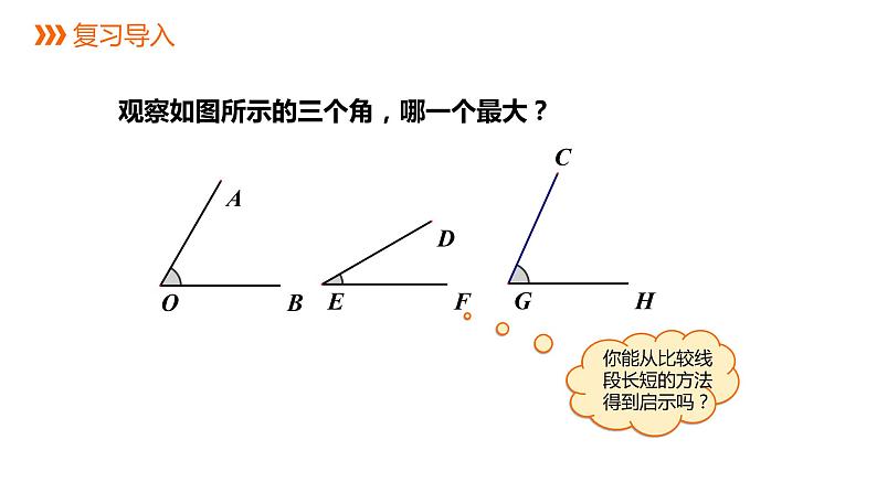 6.6角的大小比较---同步课件 2021-2022学年浙教版数学七年级上册02