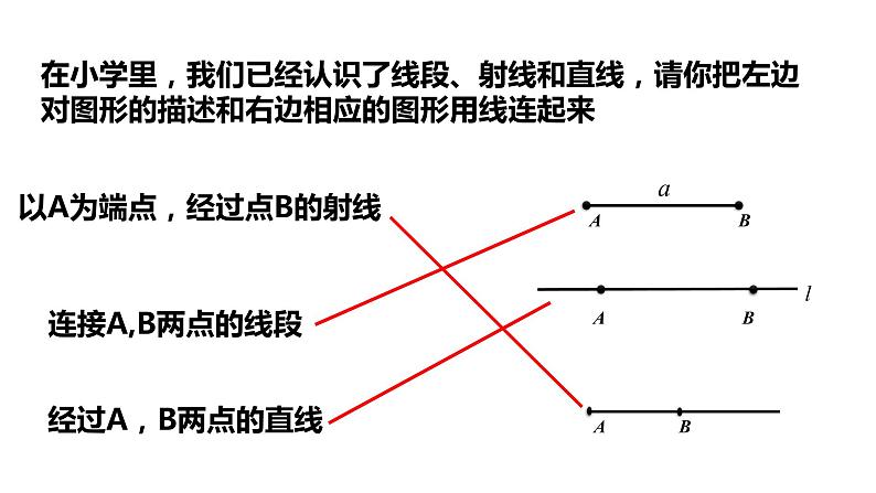 6.2线段、射线和直线---同步课件 2021-2022学年浙教版数学七年级上册06