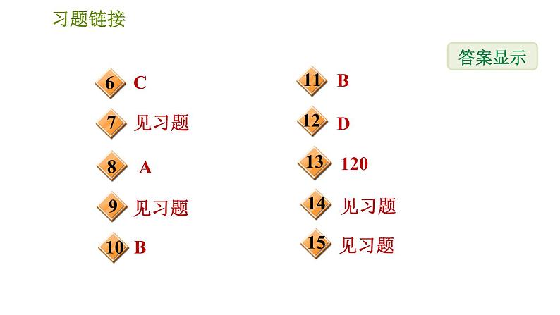 华师版七年级上册数学习题课件 第5章 5.2.3  平行线的性质03