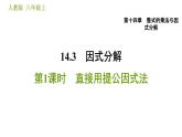 人教版八年级上册数学 第14章 习题课件