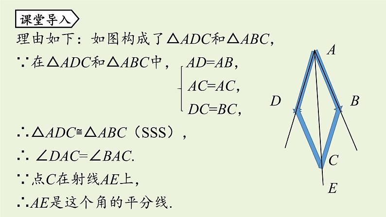 人教版八年级数学上册 12.3角的平分线的性质课时1 课件第5页