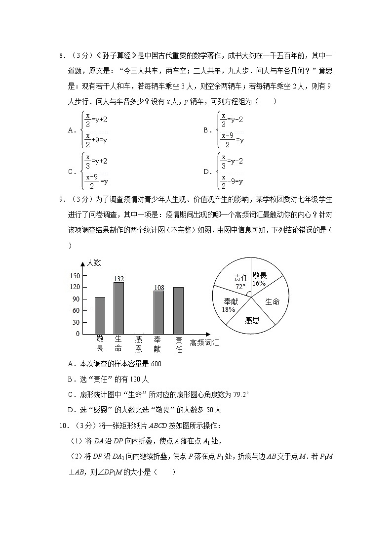 2020-2021学年河南省驻马店市汝南县七年级（下）期末数学试卷02