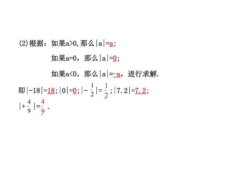 2021-2022学年人教版数学七年级上册1.2.4.1绝对值课件PPT第7页