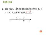 北师版八年级上册数学习题课件 期末提分练案 2.2  素养专项提升  专项3　实数与数轴关系应用的三种常见题型