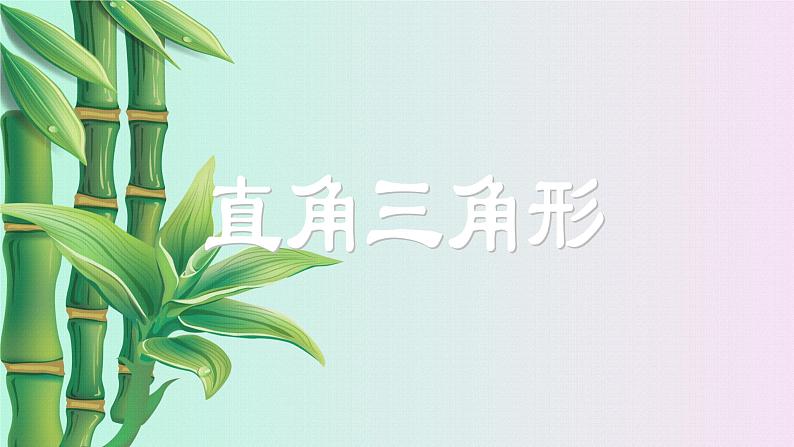 北京课改版八年级上册  三角形《直角三角形》课件第2页