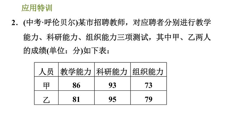 北师版八年级上册数学 第6章 习题课件06