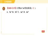 人教版八年級上冊數(shù)學(xué)習(xí)題課件 第14章 14.1.5單項式與單項式相乘