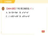 人教版八年級上冊數(shù)學(xué)習(xí)題課件 第14章 14.1.9目標(biāo)二　單項式除以單項式