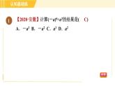 人教版八年級上冊數(shù)學(xué)習(xí)題課件 第14章 14.1.9目標(biāo)一　同底數(shù)冪的除法