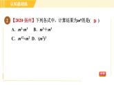人教版八年級上冊數(shù)學(xué)習(xí)題課件 第14章 14.1.9目標(biāo)一　同底數(shù)冪的除法