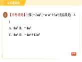 人教版八年級上冊數(shù)學(xué)習(xí)題課件 第14章 14.1.6單項式與多項式相乘