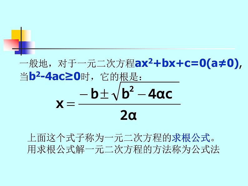 北师大版九年级上册第二单元3_公式法_课件06