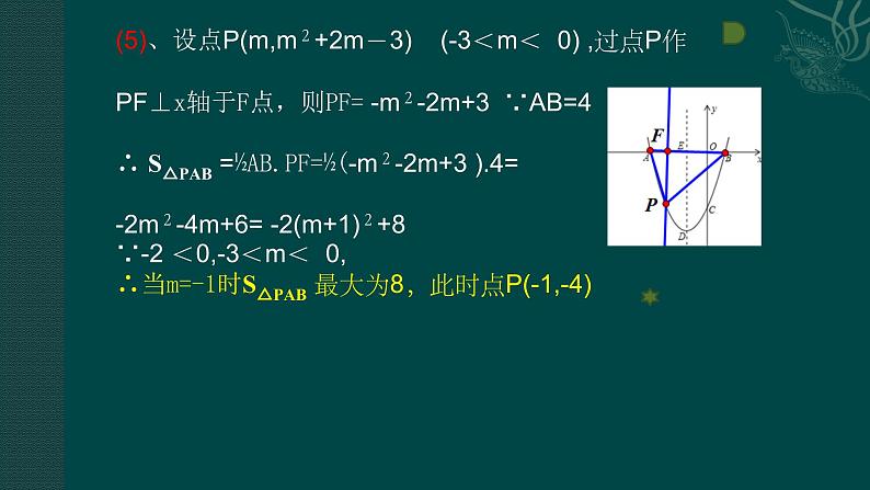 人教版九年级数学上册二次函数背景下——图形的面积问题小专题复习课件05