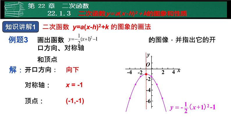 人教版九年级数学上册《二次函数y=a(x-h)2+k的图象和性质》课件206