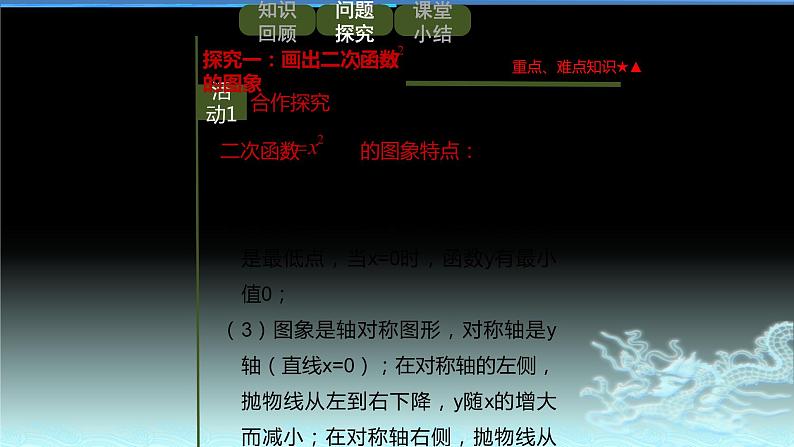 人教版九年级数学上册《二次函数y=ax²的图象和性质》教研组备课课件06