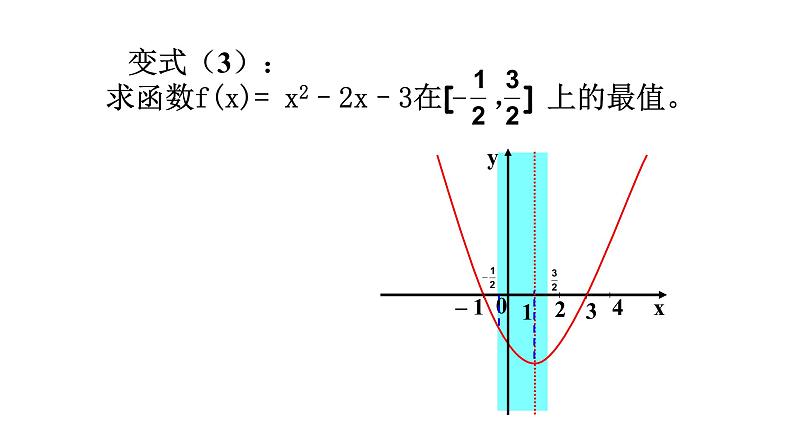 人教版九年级数学上册《二次函数在闭区间上的最值》课件08