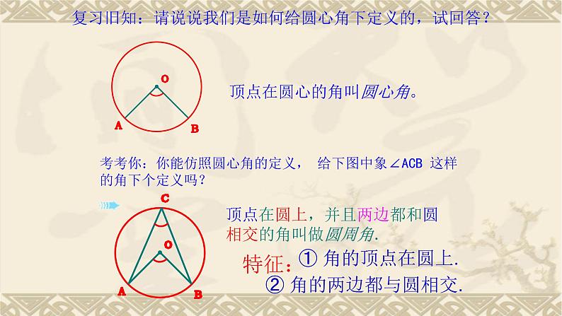 人教版九年级数学上册《圆周角》课件303