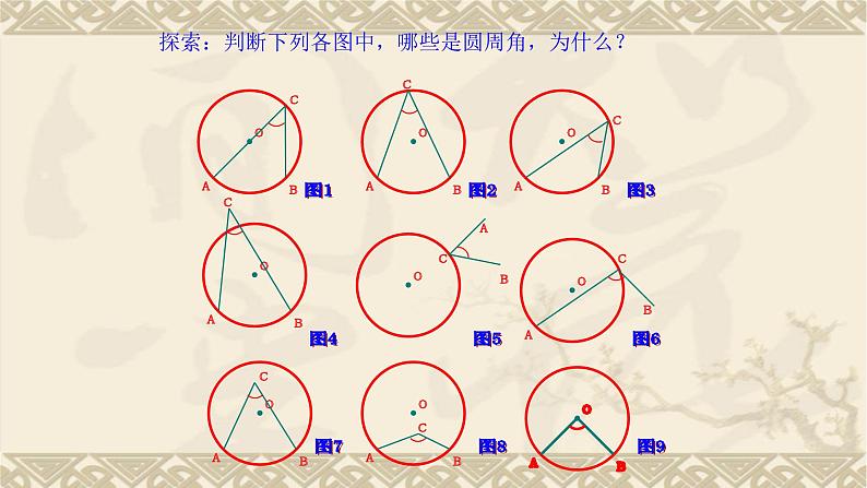 人教版九年级数学上册《圆周角》课件304