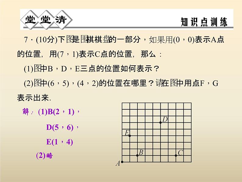 2021年浙教版八年级数学上册 4.1 《探索确定位置的方法》课件 (含答案)06