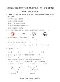 广东省汕尾市2020-2021学年七年级下学期期末考试数学试题（pdf版）