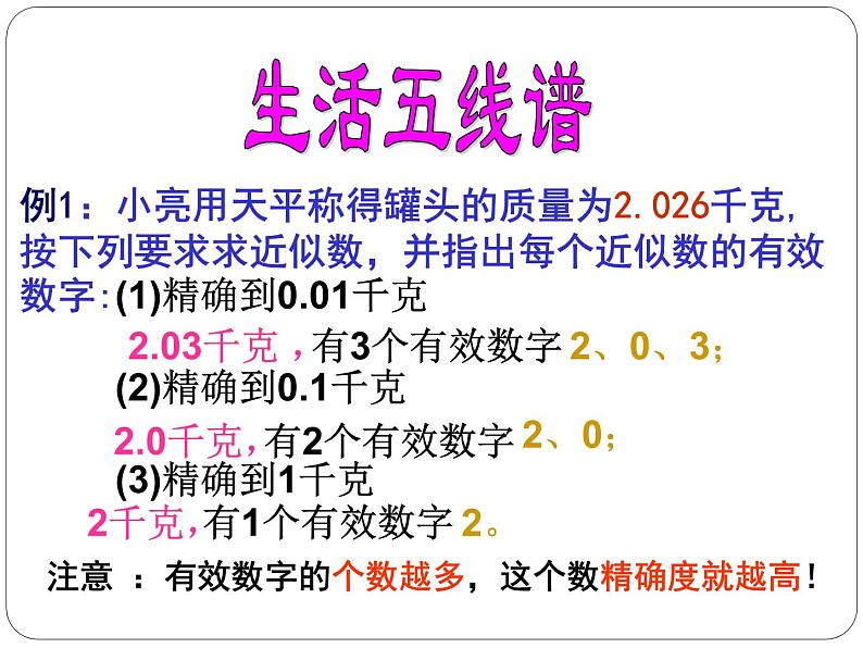 2020-2021学年人教版数学七年级上册《近似数》ppt课件第8页