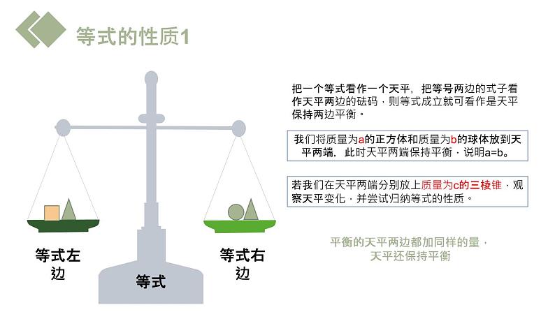 2020-2021学年人教版数学七年级上册3.1.2 等式的性质课件PPT第5页