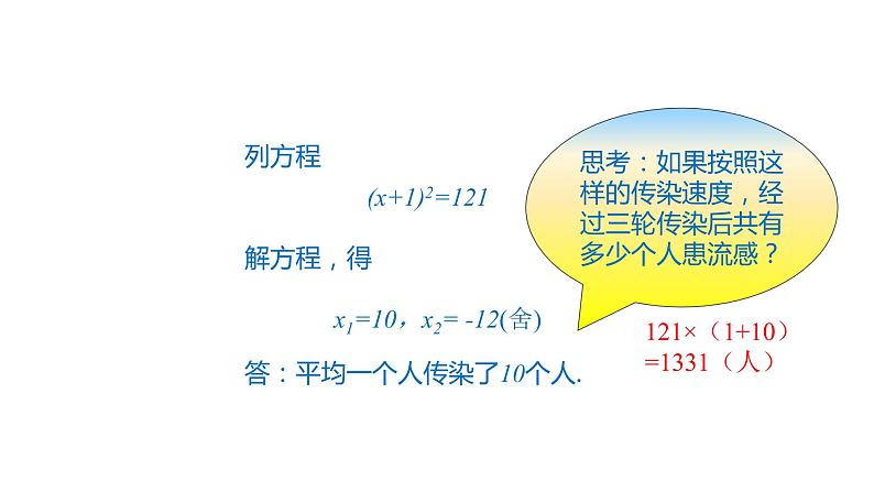 2021-2022学年人教版数学九年级上册21.3实际问题与一元二次方程课件PPT第6页