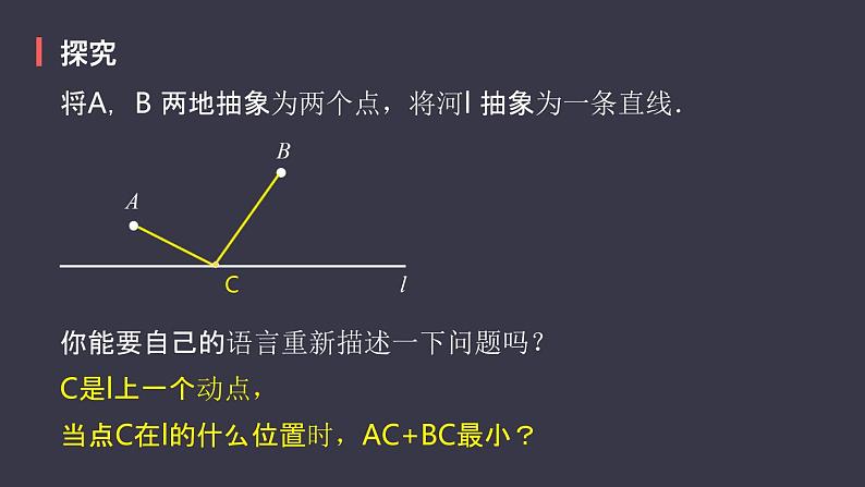 2020-2021学年人教版数学八年级上册最短路径问题课件PPT第7页