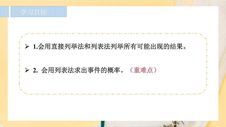 人教版数学九年级上册《用列表法求概率》课件第4页