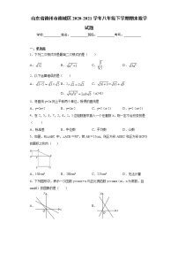 山东省德州市德城区2020-2021学年八年级下学期期末数学试题（word版 含答案）