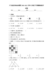 广东省深圳市光明区2020-2021学年七年级下学期期末数学试题（word版 含答案）