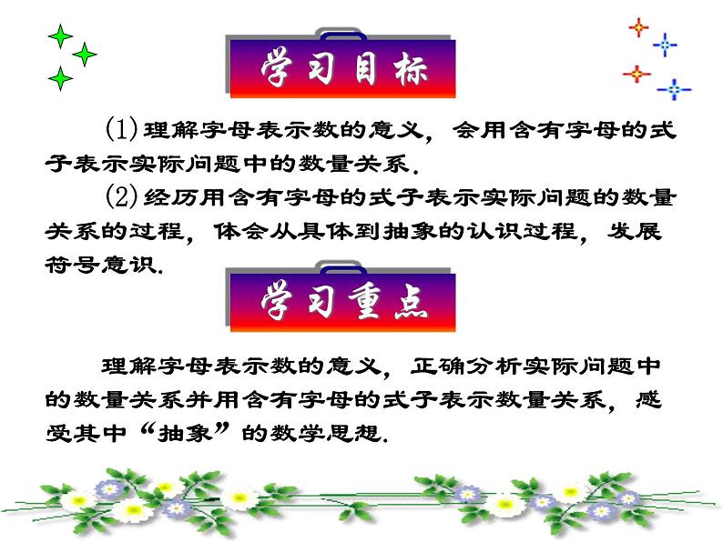 2021-2022学年人教版数学七年级上册2.1整式（1）课件PPT第2页